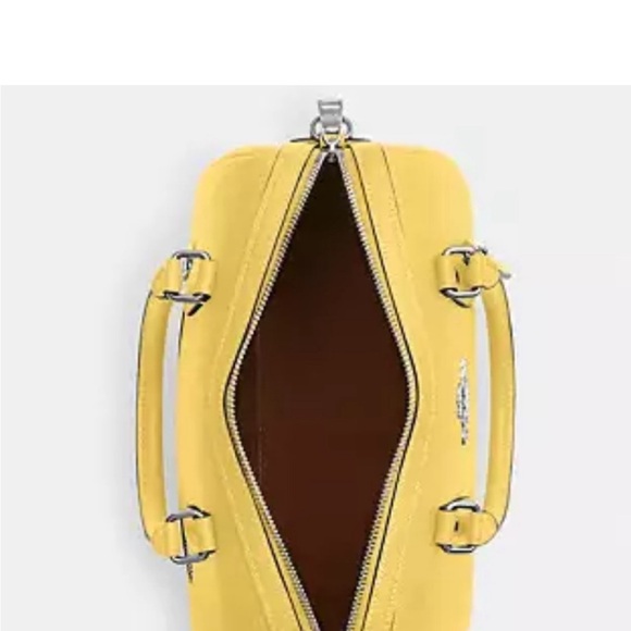 NWT Yellow Coach Rowan Satchel - Picture 4 of 5
